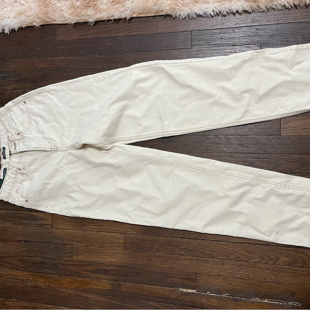 Wild Fable Cream Straight Leg Jeans
